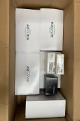 A box of twelve Specsavers Advance Hearing Aids. Various models and sizes. As New (Also includes a b