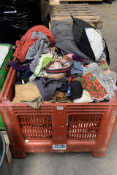 A large assortment of Pre-owned Clothing and related (Stillage not included).
