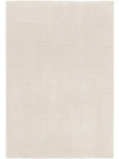 Benuta Nest Tacoma Machine Made Rug - Light Grey - 160 x 230cm - As New (stock image).