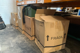 Mixed Lot; 2x Hopper Feeder with feet 20L, Siphon Drinker with feet 20L, Siphon Drinker with feet 40