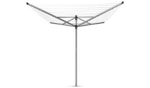 Brabantia 50m Lift-O-Matic Washing Line With Ground Spike. Has One End Cap Missing. Sealed in Packag