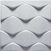 Sixteen Soundwave Flo Wall Panels, Off White. As New in Box.