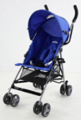Babyco Lightweight Two Position Buggy Stroller - Blue, boxed (Model BP8056) (stock image).