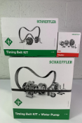 Schaeffler parts to include Timing Belt Kit and Water Pump (530047130) Timing Belt Kit (530059211) a