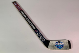 Forty eight Official NHL Global Series Finland 2022, Mini Wood Hockey Sticks. Pre-owned. Very good c