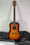 Washburn WD7SATBM-0 Solid Top Acoustic Guitar - Tobacco Sunburst - Pre-Owned (Excellent Condition wi