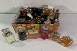 Approximately forty part used Perfume/Eau de Toilette to include Dior, Hugo Boss, Lacoste, Si, Given