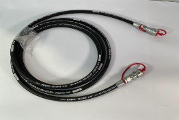 Seven Hydraulic Hoses SAE 100 R2AT DN 6 ID 1/4