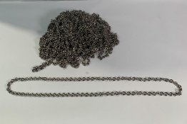 Thirty six Chrome Link Chains.