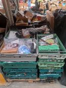 Pallet Of Miscellaneous Items To Include Electrical, Plumbing And Auto. Crates not Included