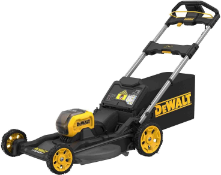 A Dewalt DCMWP500N-XJ 54v 530mm Push Lawn Mower, no battery or charger included.