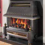 Flavel Regent Gas Fire LFE Black FRLCN0EN - As New (stock image).