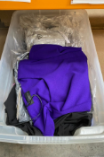 A box of clothing (30 items).