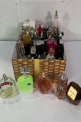Approximately forty part used Perfume/Eau De Toilette to include Dior, DKNY, Paco Rabanne, Si, Given