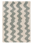 Benuta POP Louise Machine-Woven Rug - Green - 120 x 170cm (stock image).