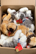 A box of Keen Plush toys (40 toys).