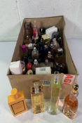 Approximately forty part used Perfume/Eau De Toilette to include Dior, Hugo Boss, Michael Kos, Calvi