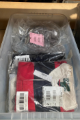A box of J Crew clothing (20 items).