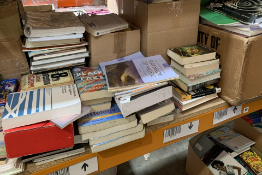 A quantity of Assorted As New/Used Fiction/Non Fiction Reference Books (one shelf).
