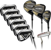 Callaway Edge 10-piece Graphite and Steel Golf Club Set 10.5 Regular Right Handed - 1471593 (box pre