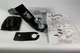Imiola Hakpol Universal Ball Tow Hitch in black with instructions (item has some marks) (SM/203).