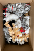 A box of Keen Plush toys (50 toys).