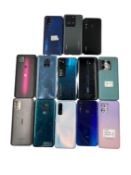Assorted smartphones sold for parts including Xiaomi, Poco, 1 Plus & Motorola (All handsets account