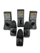 Three pre-owned Dynamic DX-REM48A Joystick Controllers & three pre-owned Dynamic DK-REMD11B Shark Jo