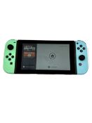 Pre-owned Nintendo Switch Animal Crossing Edition Console (Damage to left Joy-Con) (M/N: HAC-001-01)