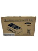 As new IDX DUO-C198 V-Mount Lithium Ion Battery (Some damage to box).