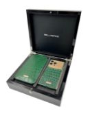 Pre-owned Apple iPhone 15 Pro Max 256GB in Natural Titanium with Bellperre Uniq Green Croco Case