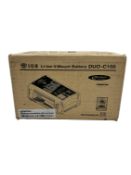 As new IDX DUO-C150 V-Mount Lithium Ion Battery (Some damage to box).