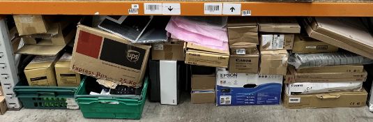 Assorted new and pre-owned IT and electrical items (All items sold as seen).