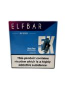 Five Elf Bar AF5000 Blue Razz Lemonade 20mg Rechargeable Vapes (Over 18's only) (EXP: 03/2026).