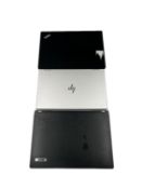 Three laptops sold for parts (All items with hard drives removed/remote management locked/bios lock