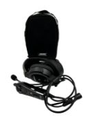 Pre-owned Bose A20 Aviation Headset with Bluetooth in carry case (Volume down button missing)