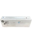 As new HP CF301AC Cyan Laserjet Toner Cartridge (Box sealed, some damage to box).