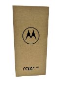 As new Motorola RAZR 40 (XT2323-1) 256GB in Sage Green (Box sealed) (https://www.checkmend.com/uk/ve