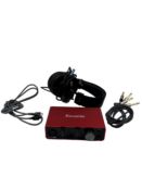 Pre-owned Focusrite Scarlett Solo 3rd Gen USB Audio Interface, Focusrite Scarlett HP60 MkIII Headpho