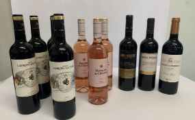 Eleven assorted Rioja Red/Rose Wines to include 5 x Baron Lardron D Guevara 2019, 3 x Marcus De Cac