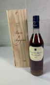 Baron De Sigognac Bas Armagnac 1964, Bottled 28 March 2024, 750ml in wooden box.