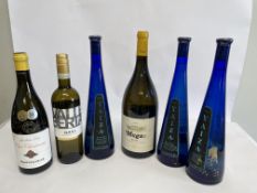 Six white wines to include Muga Rioja 2019 (13.5%) - Magnum, Yaiza Blanco Afrutado x 3 (11%), Valle