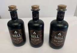 Three Hell or High Water XO Rum 3 x 700ml.