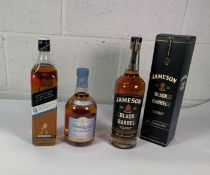 Jameson Black Barrel Irish Whiskey 750ml, Johnnie Walker Black Label 12yr Islay Origin Limited Editi