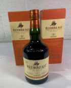 Two Redbreast Single Pot Still Irish Whiskeys Lustau Edition 2 x 700ml.