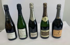 Billecart - Salmon Rose Champagne 750ml, Telmont Reserve White Champagne 750ml, Arlenoble Grand Cru