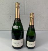 Two H. Lanvin & Fils Champagne 1 x 1500ml, 1 x 750ml.