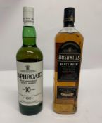 Laphroaig Islay Single Scotch Aged 10 Years Whisky 700ml, Bushmills Black Bush Irish Whiskey Sherry