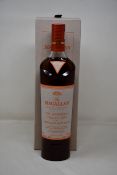 A bottle of The Macallan (The Harmany Collection Rich Cacao) Highland Single Malt Scotch Whisky (750