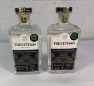Two Trevethan Chauffeur's Reserve Dry Gin 2 x 700ml.